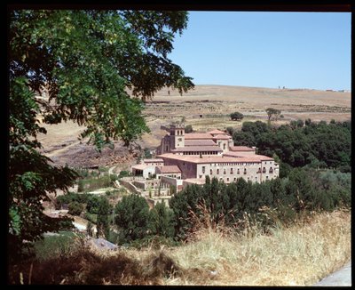 Vue du monastère - Spanish School