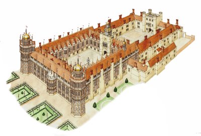 Palais de Nonsuch, Surrey, vers 1540-1600 - Stephen Conlin