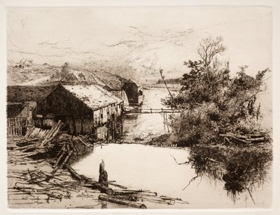 Moulins à Mispek, N.B., 1884 - Stephen Parrish