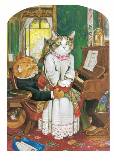 Illustration de Pre-Raphaelite Cats - Susan Herbert