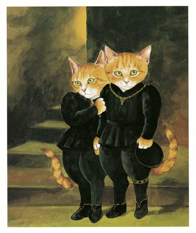 Illustration de Pre-Raphaelite Cats (pub. 1999) - Susan Herbert