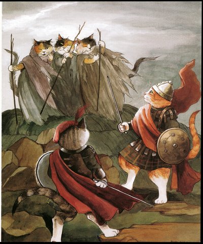 Illustration de Shakespeare Cats (pub. 1996) - Susan Herbert