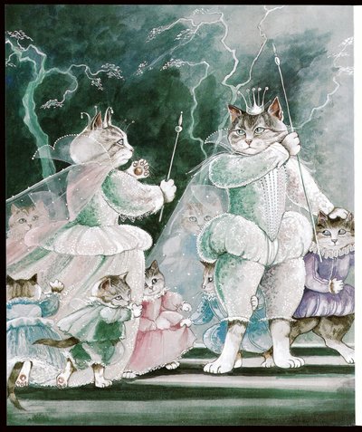 Illustration de Shakespeare Cats (pub. 1996) - Susan Herbert