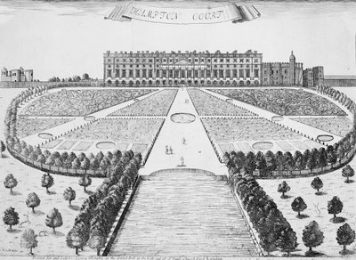 Façade est de Hampton Court, c.1830 - Sutton Nicholls