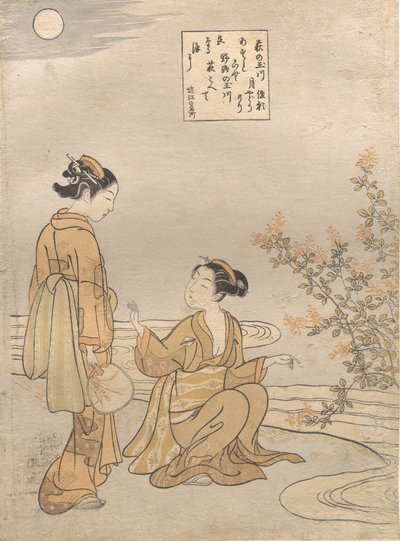 Hagi no Tamagawa - Suzuki Harunobu