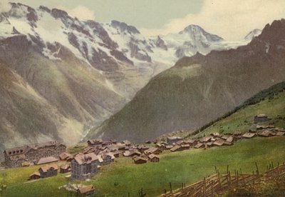 Berner Oberland : Murren, vue d