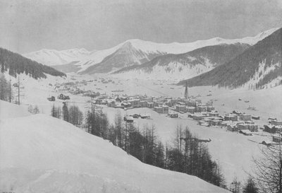 Davos-Platz et le Seehorn (photo n/b) - Swiss Photographer