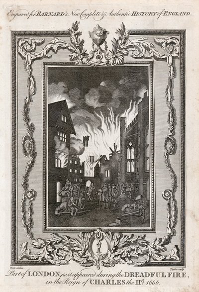 Grand incendie de Londres, 1666 vers 1783 - Taylor