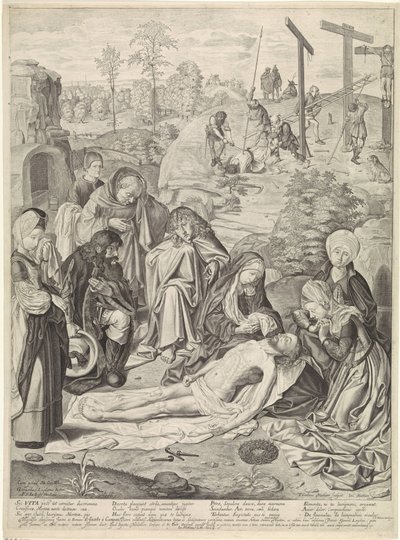 Lamentation du Christ - Theodor Matham