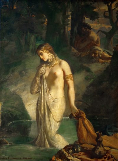 Suzanne au bain - Théodore Chassériau