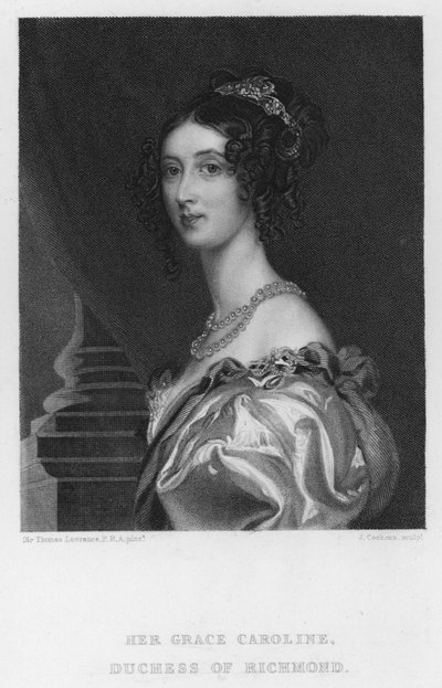 Caroline, Duchesse de Richmond - Thomas (after) Lawrence