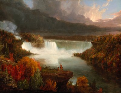 Vue lointaine des chutes du Niagara, 1830 - Thomas Cole