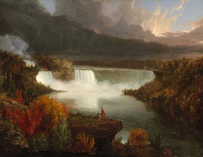 Vue lointaine des chutes du Niagara, 1830 - Thomas Cole