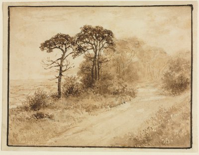 Paysage avec route sinueuse, 1833 - Thomas Doughty