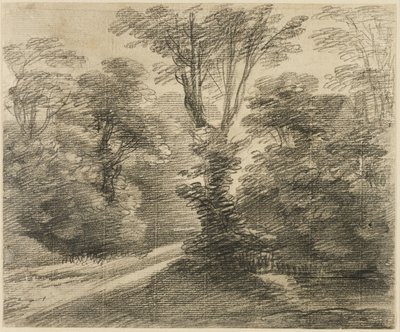 Un chemin ensoleillé à travers un bois - Thomas Gainsborough