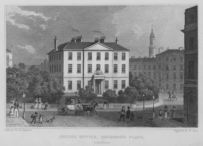 Bureau des accises, Drummond Place, Édimbourg - Thomas Hosmer Shepherd