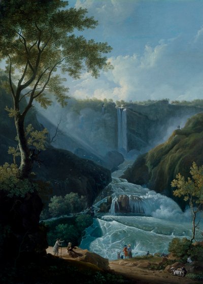 Les chutes de Terni, 1767 - Thomas Patch