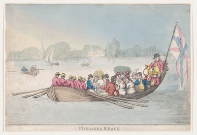 Chelsea Reach, 1799 - Thomas Rowlandson