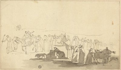 Les pèlerins de Canterbury - Thomas Stothard