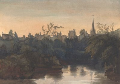 Scène de ville sur la rivière - Thomas Sully