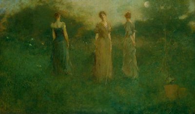 Dans le jardin - Thomas Wilmer Dewing