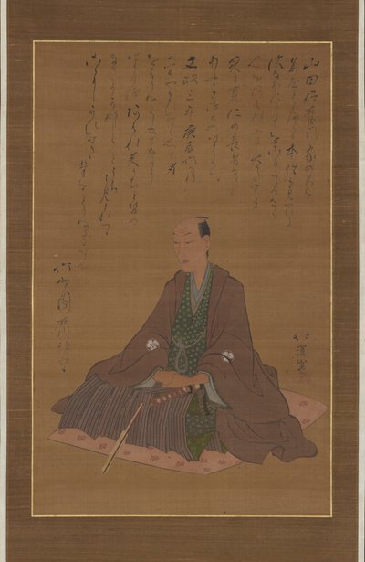 Portrait de Yamada Tokuemon - Totoya Hokkei