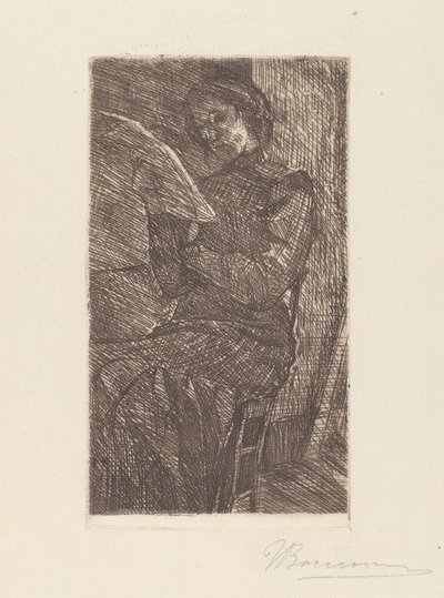 Femme lisant [Donna che legge] - Umberto Boccioni