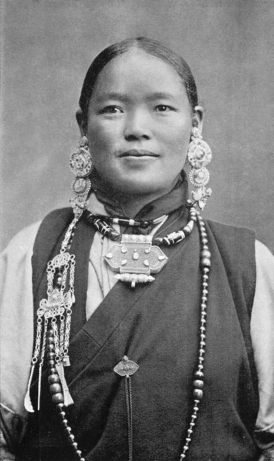 Une femme Bhutia - Unbekannt