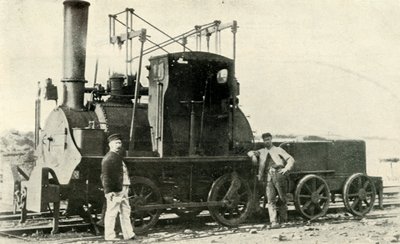 Une locomotive de mine précoce, vers 1930 - Unbekannt