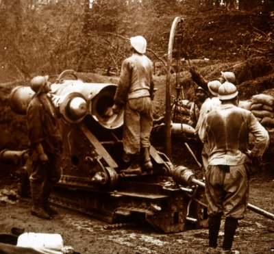 Artillerie, Bois du Chatelet, France, vers 1914-1918 - Unbekannt