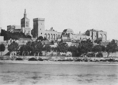 Avignon - Le Rhône et le Palais des Papes, vers 1925 - Unbekannt