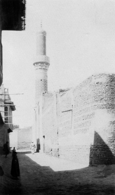 Ruelle et vieille mosquée, Bagdad, Irak, 1917-1919 - Unbekannt