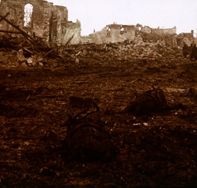 Champ de bataille, Aisne, France, vers 1914-1918 - Unbekannt