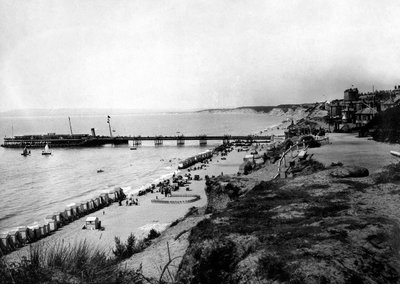 Bournemouth, depuis East Cliff, vers 1882 - Unbekannt