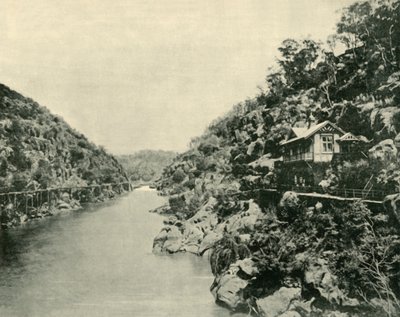 Gorge de la Cataracte, depuis le pont, Launceston, 1901 - Unbekannt