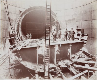 Construction, Tunnels Construction du tunnel de Rotherhithe, Londres - Unbekannt