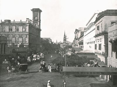 Rue de la Cour, Calcutta, Inde, 1895 - Unbekannt