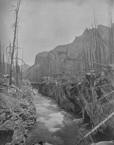 Canyon des Diables, Banff, Canada, vers 1897 - Unbekannt