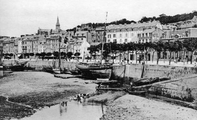 Quai, Trouville, France, vers 1920 - Unbekannt