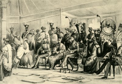 Durbar de Lord Auckland, vers 1836-1842 - Unbekannt