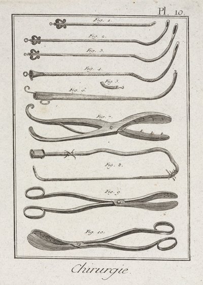 Équipement, instruments chirurgicaux de l