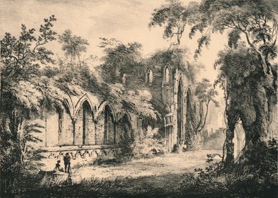 Abbaye de Fountains, Yorkshire, 1823 - Unbekannt