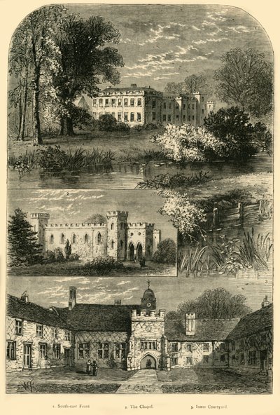 Palais de Fulham en 1798, vers 1878 - Unbekannt