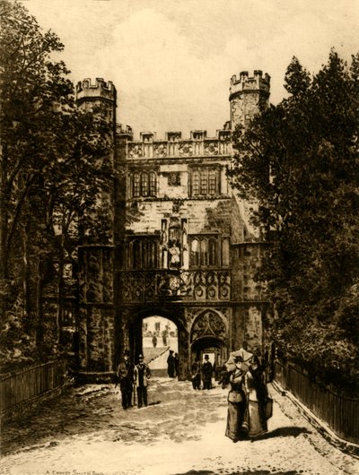 Porte du Trinity College, Cambridge, 1898 - Unbekannt