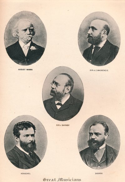 Grands musiciens - Planche VIII, 1895 - Unbekannt