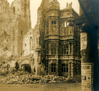 Hôtel de Ville, Arras, nord de la France, vers 1914-1918 - Unbekannt