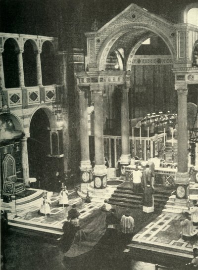 Dans la cathédrale de Westminster, vers 1948 - Unbekannt