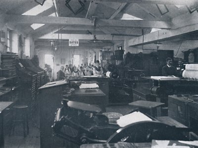 Dans la salle de composition, 1916 - Unbekannt