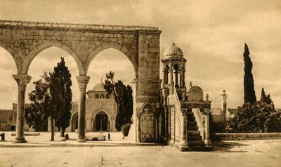 Jérusalem - Mosquée El-Aksa, vers 1918-vers 1939 - Unbekannt