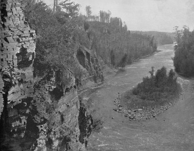 Rivière Kaministiquia, en dessous des chutes Kakabeka, c1897 - Unbekannt